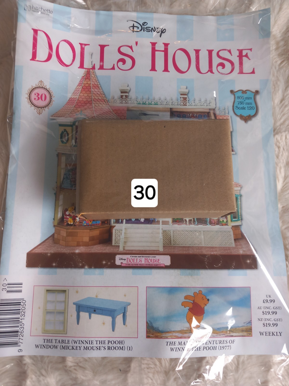 Disney Dolls House Magazine Issue 30, Winnie the pooh table/ Mickey mouse window