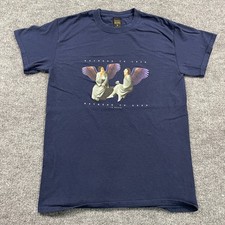 Vintage Y2K 10.Deep Black-Sabath Heaven And Hell Parody Shirt Small 18x26 Blue