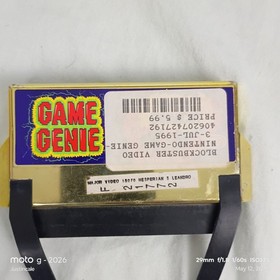 Game Genie NES Nintendo game modifier Galoob Gold Blockbuster 