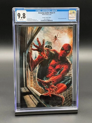 Amazing Spider-Man #1 CGC 9.8 (2025) - Bermejo Virgin  Edition 1:200