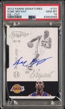 2012-13 Panini Signatures Kobe Bryant #131 Red Die-Cut /49 PSA 10