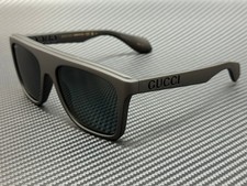 GUCCI GG1570S 006 Matte Black Grey Polarized Men's 57 mm Sunglasses