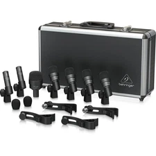 Behringer BC1200 Professional 7-Piece Drum Microphone Set for Studio and Live Ap