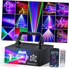 APP DJ Laser Lights Professional - 200 3D RGB Animation Laser Light Show,