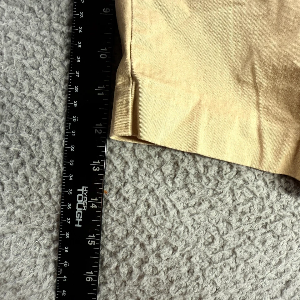 Bermuda 7th Avenue New York & Co bege feminina tamanho 16 elástica preppy - Imagem 4 de 4