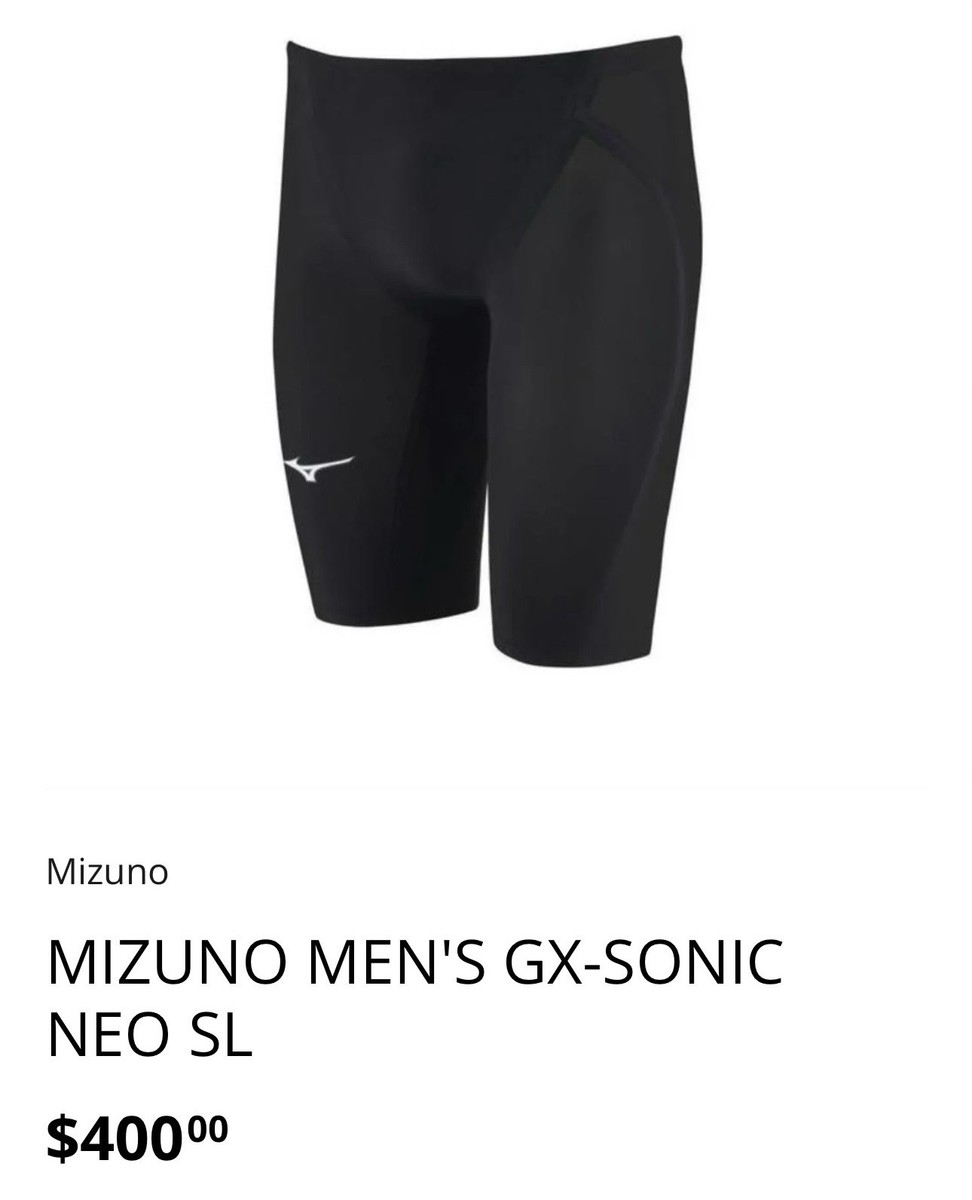 MIZUNO MEN'S GX-SONICNEO SL Men's Tech Suit M Black Tried Once
