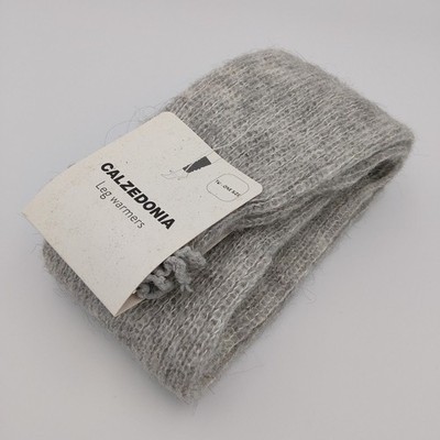 Calzedonia Women ALPACA WOOL blend  Soft leg warmers GREY/GRIGIO PERLA-ONE SIZE