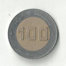 Algeria 100 Dinar 2008-2009 Satellite Alcomsat-1 (KM#141)