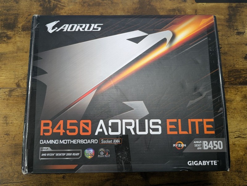Gigabyte B450 AORUS Elite AMD ATX Motherboard AM4 Socket DDR4 USB 3.1 HDMI