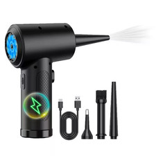 Cordless Air Duster 3-Speed Blower for Car, Computer Cleaning, Rechargeable
