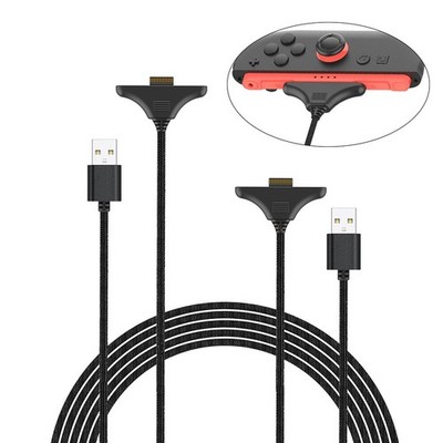 3 Meter Schnell Lade Magnetkabel f??r JoyCon Controller mit TPE Material