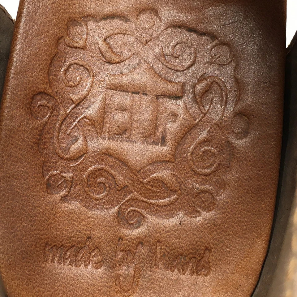 Bali Elf Spirit Walker Clogs Booties Shoes Womens Size 9 Brown Leather Hand Made - Image 3 of 4