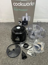 Cookworks Black Food Processor BNWB