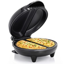 Elite Gourmet EOM205 Non-Stick Omelet, Frittata, Snack Pocket Maker, Breakfast,