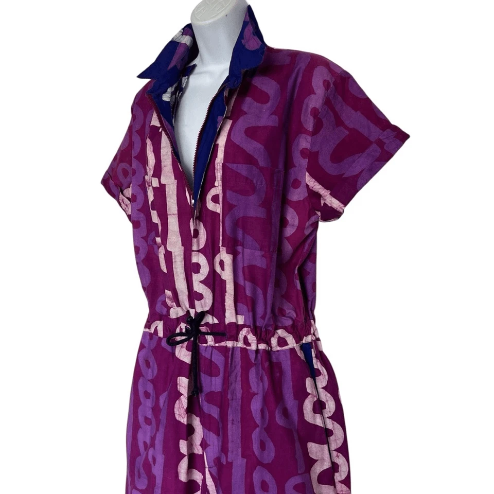 Mono Studio 189 Púrpura Estampado Geométrico Algodón Talla S Foto 4 de 4