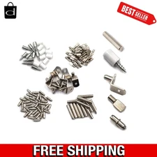 Binifimux 125Pcs Shelf Pins Kit,5 Styles Shelf Support Pegs, Bookshelf Pegs for