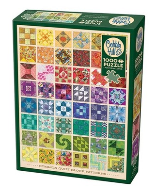 Cobblehill Puzzles 1000 pc -Common Quilt Blocks