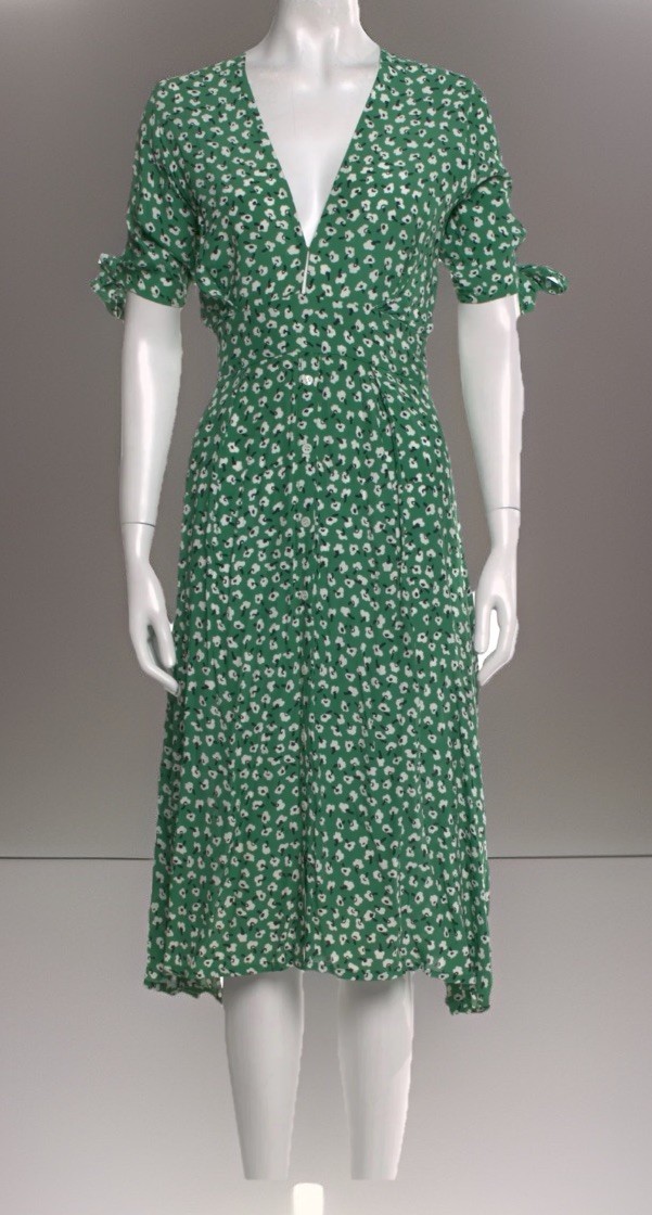 knee length dresses for ladies Yerres Mini Dress Green main image 1