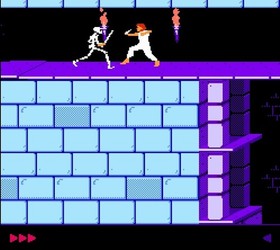 Nintendo Entertainment System NES Platform Adventure PRINCE OF PERSIA...