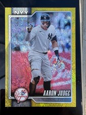 Aaron Judge #1 - 2026 Topps Series 1 Yellow Holo Foil /399 SP #’d Yankees MVP
