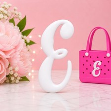 Bag Charms for Bogg Accessories Decorative Insert Alphabet Lettering E Bog Bag