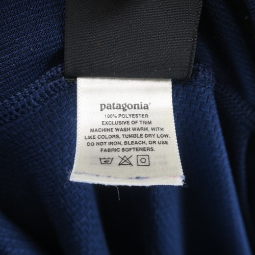 Patagonia Capilene Base Layer Quarter Zip Pullover Shirt Mens M Navy Blue - Picture 8 of 8