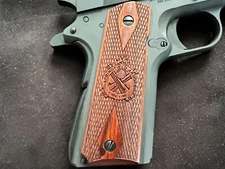 Springfield Armory Factory Original 1911 Crossed Cannon Cocobolo Grips