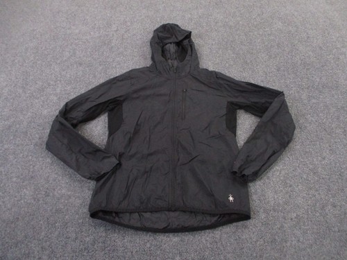 Smartwool Jacket Womens S Wool Trim Rain Outdoors Active Track Logo Adult - Picture 2 of 11