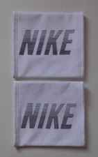 Nike Tennis Performance Graphic Double Wide Wristbands White/Black 1 Pair