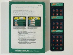 Vintage 1979 INTELLIVISION Las Vegas POKER & BLACKJACK #2611 in Original Box!