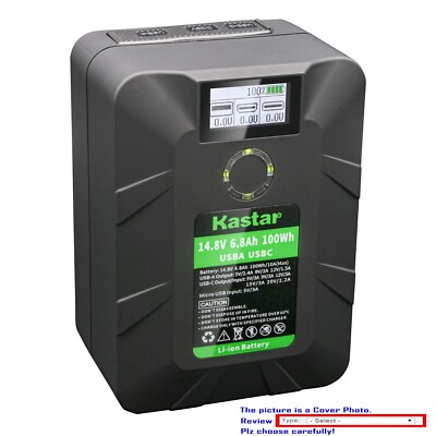 Kastar Battery Dtap Charger for Sony DNW-A25WS DNW-A25WSP DNW-A28 DNW-A28P DSR-1