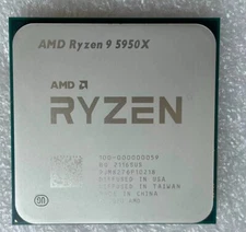 AMD RYZEN 9 5950X 5900X 3950X 3900X R7 5800X 5700X 3800X 3700X Socket AM4 CPU