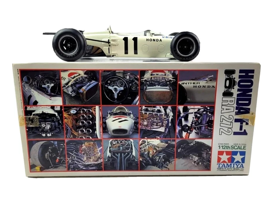 Tamiya 1/12 Honda F-1 RA272 1965 México GP Máquina ganadora Acabado Diecast Kit Foto 3 de 4