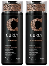TRUSS Curly Shampoo and Conditioner Set Bundle