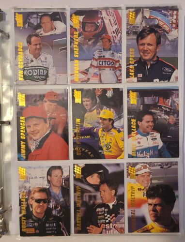 1994 Press Pass VIP Premier Edition Race Cards Complete Set #1-100 - Picture 7 of 24