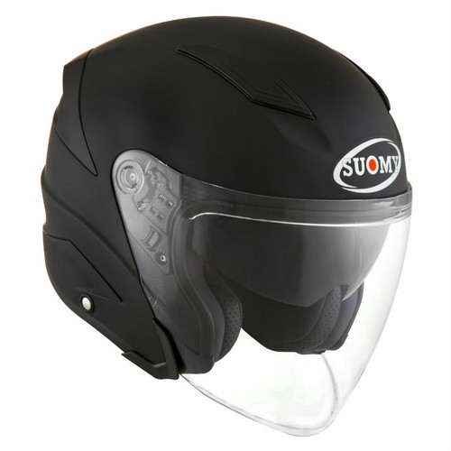 CASCO MOTO SCOOTER JET SUOMY SPEEDJET SP2 PLAIN MATT BLK MAX PINLOCK  V.PARASOLE | eBay