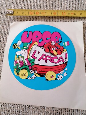 Original sticker vintage 70s URCA L'ARCA COMICS JACOVITTI JAC CARTOONS