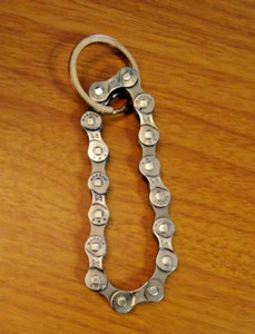 Bicycle Bike Chain Key Chain Fidget Toy UpCycled Handmade