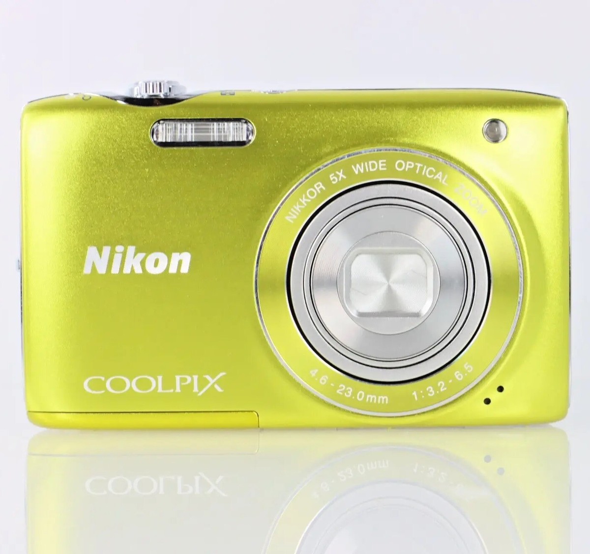 Nikon Digital Camera Citrus Yellow CoolPix S3100 5.0x