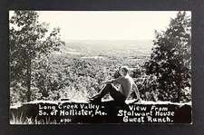 1940s Hollister Missouri Long Creek Valley Stalwart Guest Ranch VTG RPP Postcard