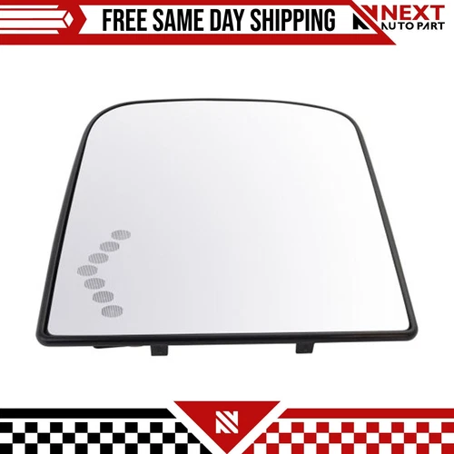 New Driver Side Upper Mirror Glass For 2007-2018 Chevrolet Silverado 2500 HD