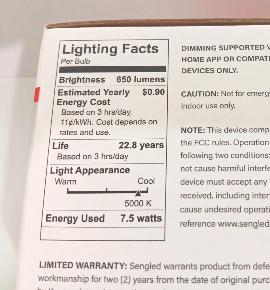 Sengled Smart Bulbs, WiFi Smart Flood Lights, Updated FFS BR30 Smart LED Bulb, S - Image 2 of 3