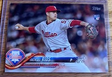 2018 Topps Series 2 Yacksel Rios Rookie #551 Philadelphia Phillies MLB Baseball