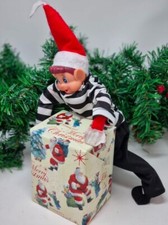 Naughty Elf Thief Prisoner Outfit Christmas Decorations Dress Up Ideas Wednesday