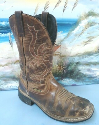 Dan Post Men's Brown Work Wolt Western Work Boots DP69791 - SIZE 9