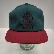Vintage Golden Harvest Seeds Farmers Hat K-Products USA Truckers Cap