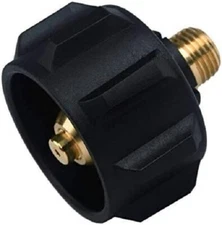 Propane Adapter Gas Regulator Valve Fitting with Acme Nut and 1/4 Inch Male Thre