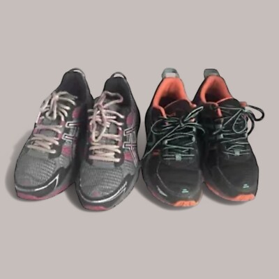 Asics Women s 7 Black Or Gray  Shoes Sneakers Athletic Running Casual Price For1