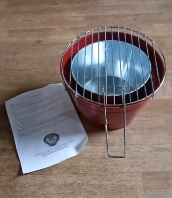 Ux Avon Portable Grill BBQ Bucket -  NEW-NO BOX.  TAIL GATE PARTY ANYONE? d