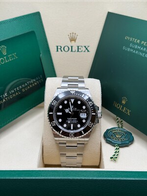 Rolex Submariner Date NEW 2025 Black Dial Black Ceramic Bezel Stainless Steel 41